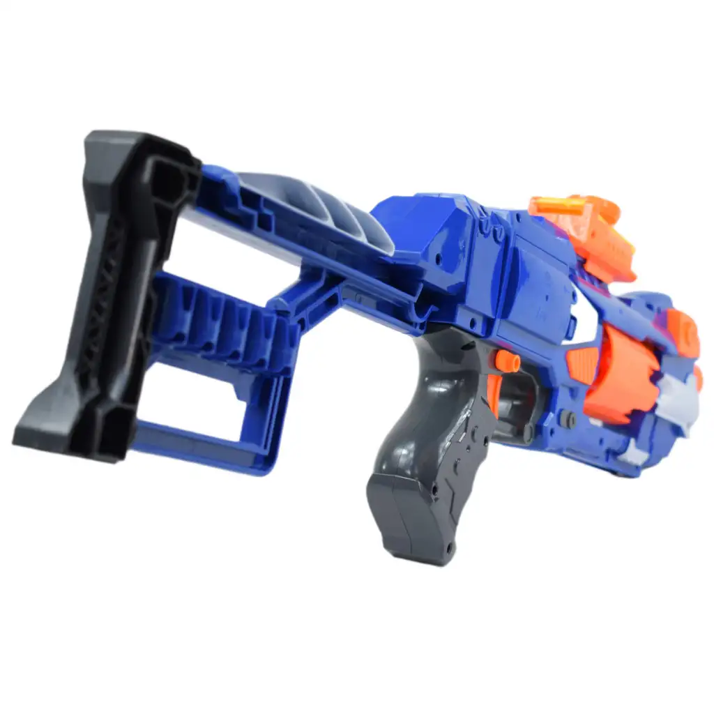 imagen de Pistola de Balas Blandas: Fusil de dardos eléctricos con cargador rotativo y balas de esponja de 55cm 4