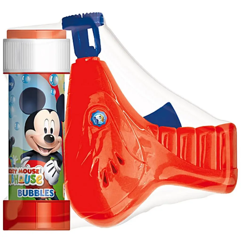 imagen de Pistola de burbujas de Mickey Mouse 60ml con recarga de regalo 1