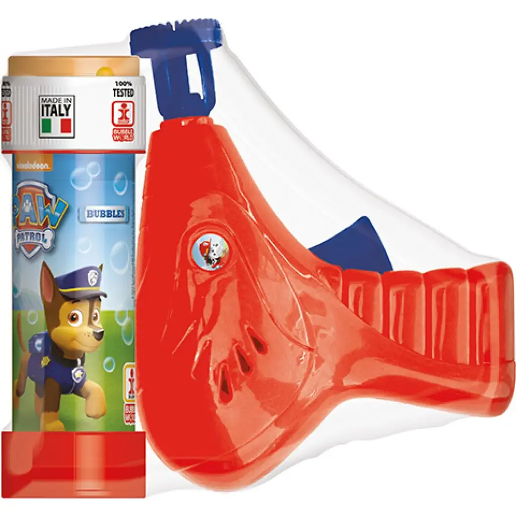 imagen de Pistola de burbujas de Paw Patrol 60ml con recarga de regalo 1