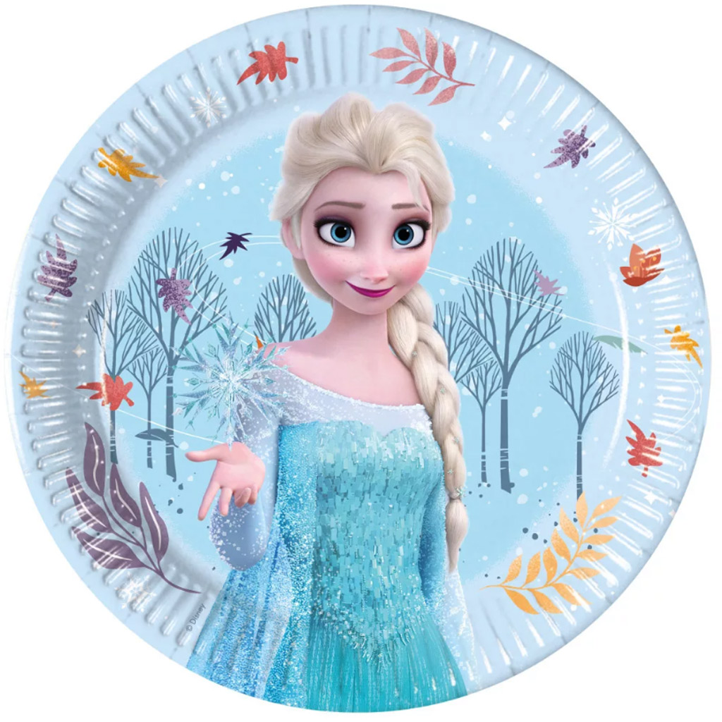 imagen de Plato de papel Frozen 8 unidades 20cm 1