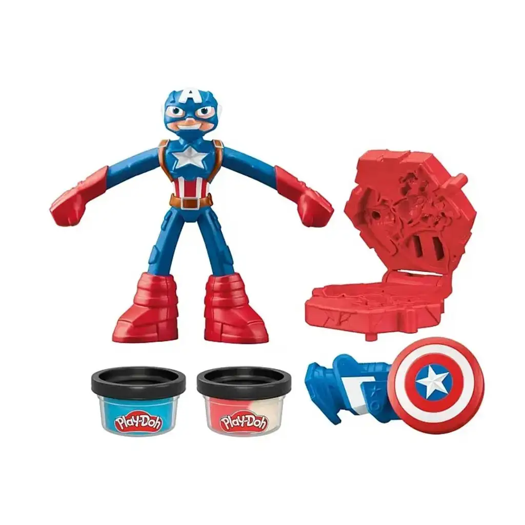 imagen de Play-Doh: Capitán América set de juego - Hasbro 2
