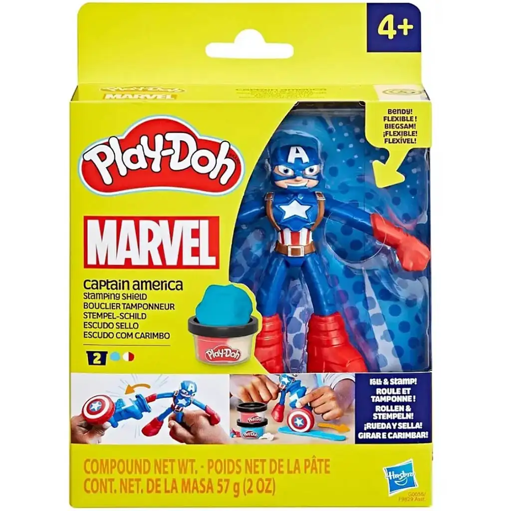 imagen de Play-Doh: Capitán América set de juego - Hasbro 1