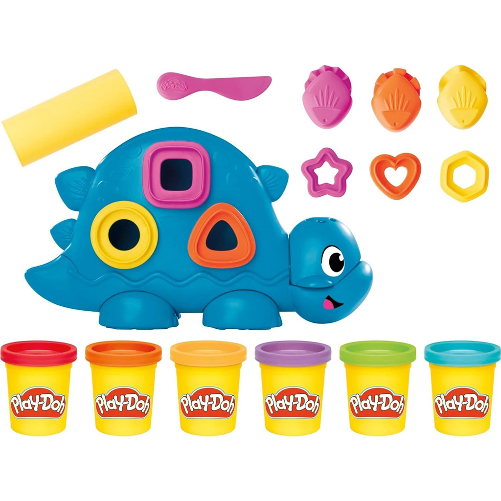 imagen de Play-Doh: Conjuntos de dinosaurios de formas y colores de plastilina 340gr - Hasbro 2