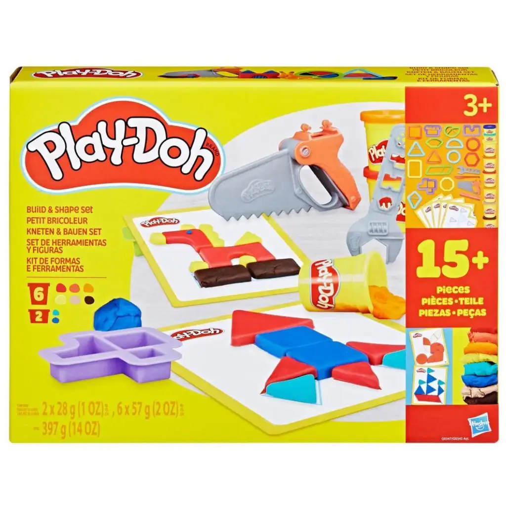 imagen de Play-Doh: Construye y da forma a un gran set de plastilina - Hasbro 1