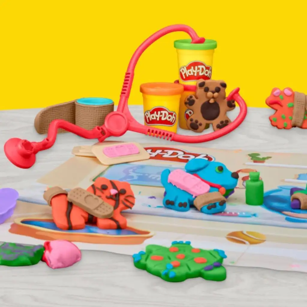 imagen de Play-Doh: Crea y cuida el set de veterinario de plastilina - Hasbro 3