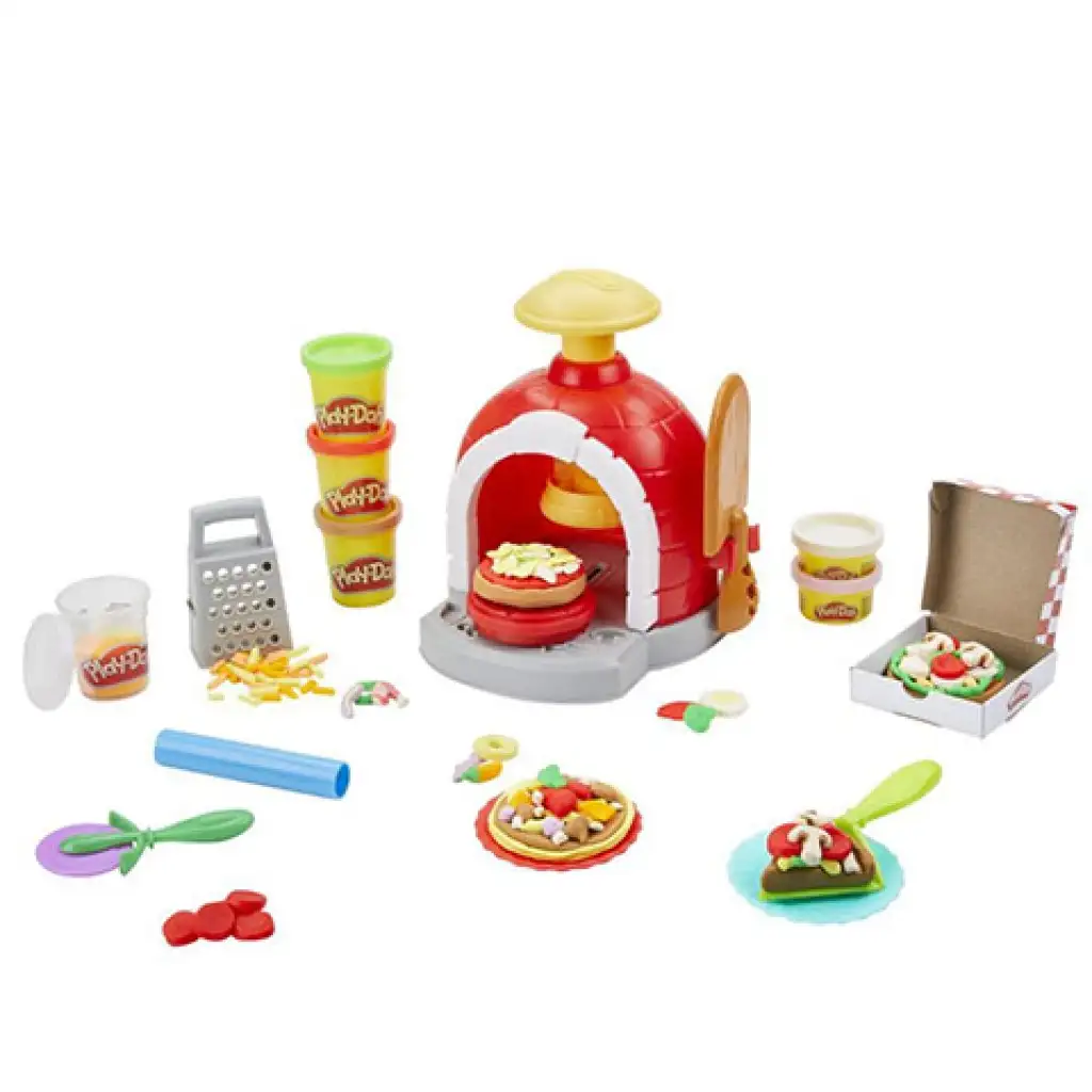imagen de Play-Doh: Creaciones de cocina juego de plastilina para hacer pizza con accesorios 284g - Hasbro 2