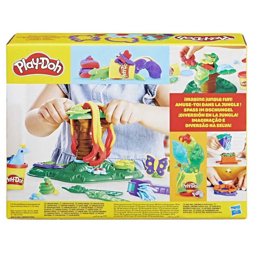 imagen de Play-Doh: Creaciones en la copa de los árboles set de plastilina 5 unidades con tarros y otros accesorios - Hasbro 2