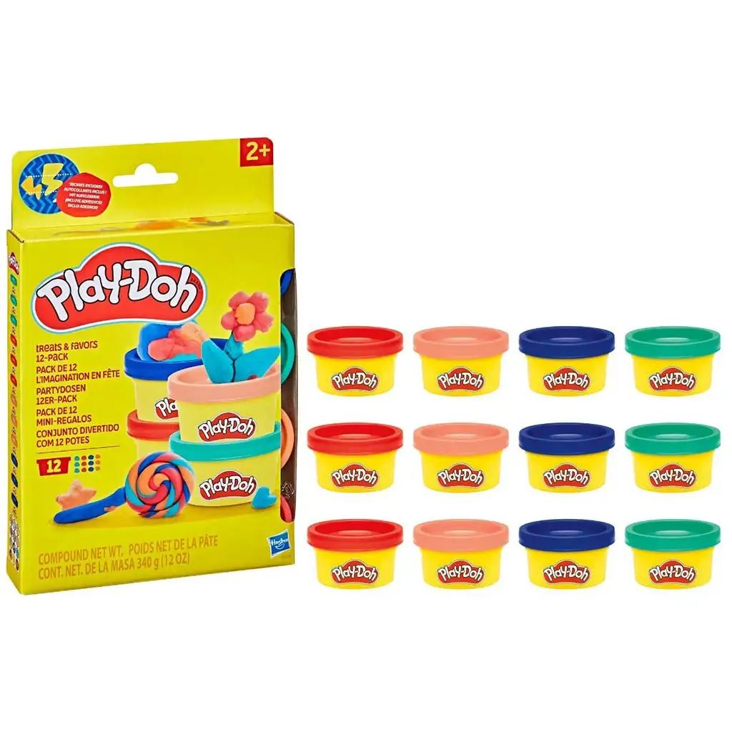imagen de Play-Doh: Delicias y favores juego de 12 piezas de plastilina - Hasbro 2