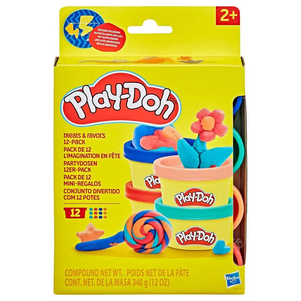 imagen de Play-Doh: Delicias y favores juego de 12 piezas de plastilina - Hasbro 1