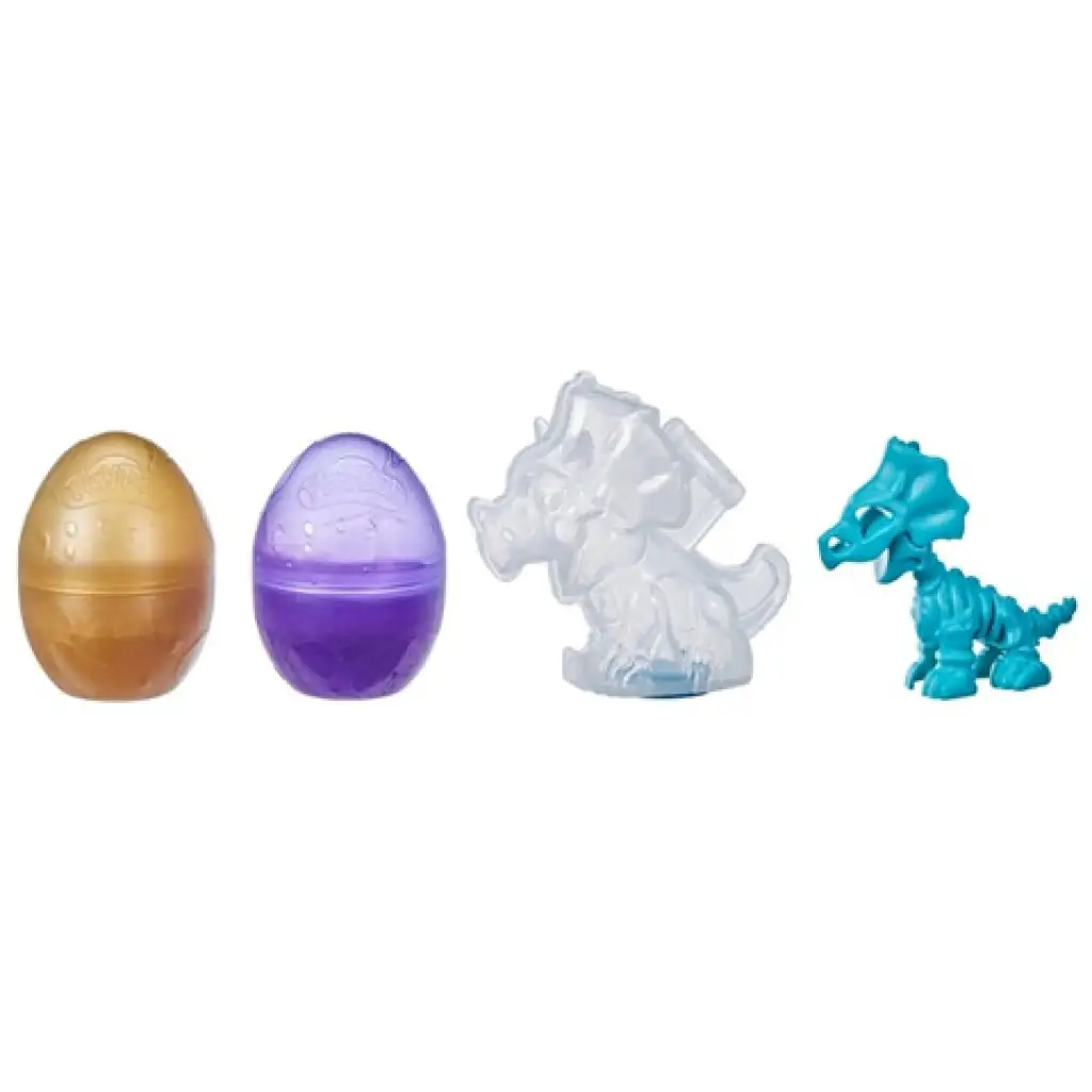 imagen de Play-Doh: Dino Crew Eggs & Huesos de Dinosaurio Triceratops - Hasbro 2