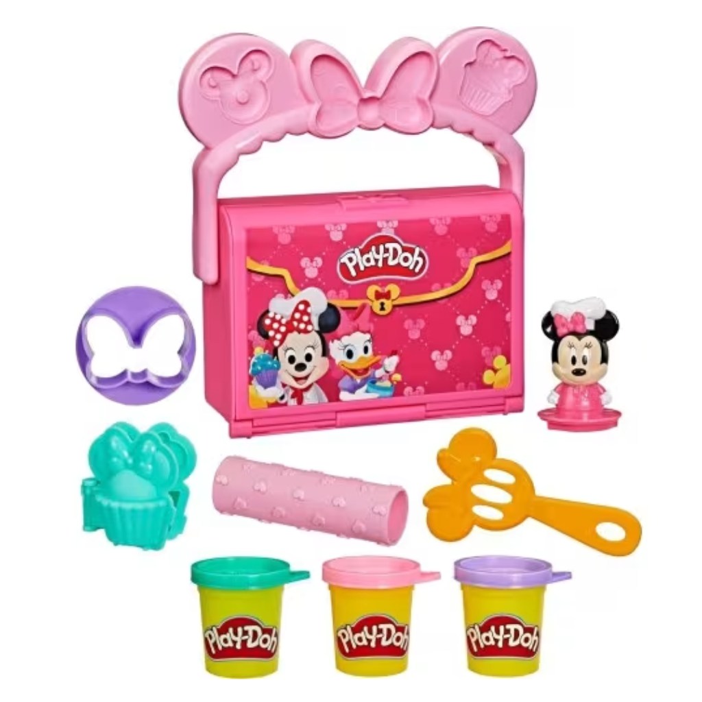 imagen de Play-Doh: Disney Jr. On-The-Go Minnie set de plastilina portátil - Hasbro 3