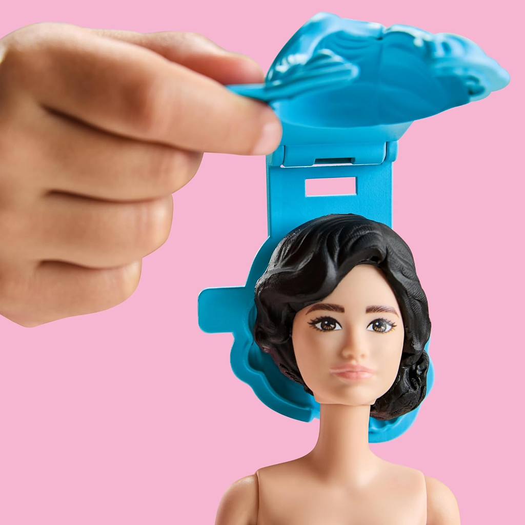 imagen de Play-Doh: Joyería y cintas brillantes de Barbie set de plastilina con muñeca – Hasbro 4