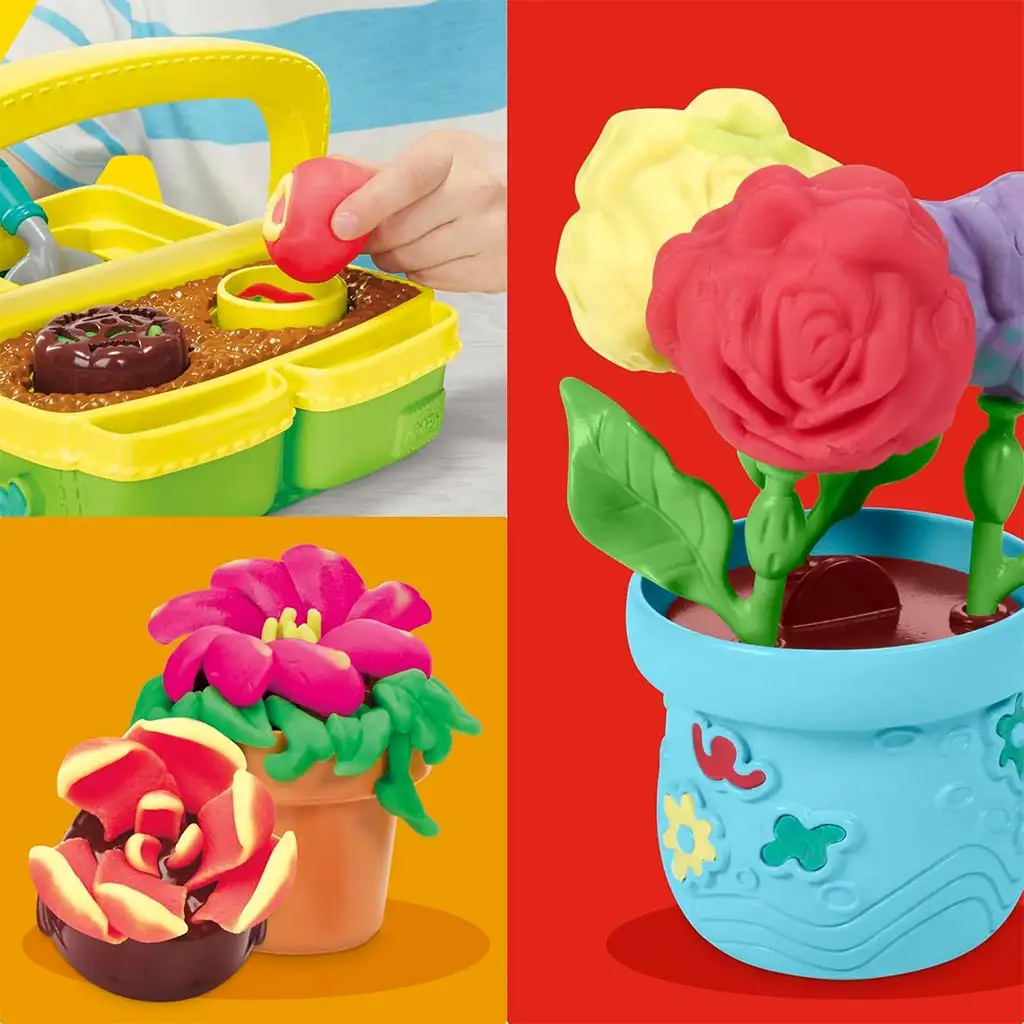 imagen de Play-Doh: Juego de plastilina de flores en flor - Hasbro 3