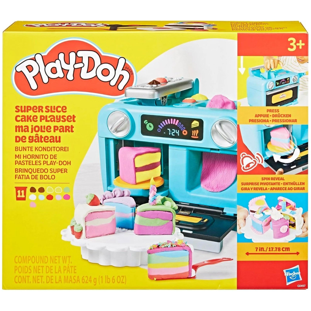 imagen de Play-Doh: Maravilloso set de plastilina de porción de pastel 624gr - Hasbro 1