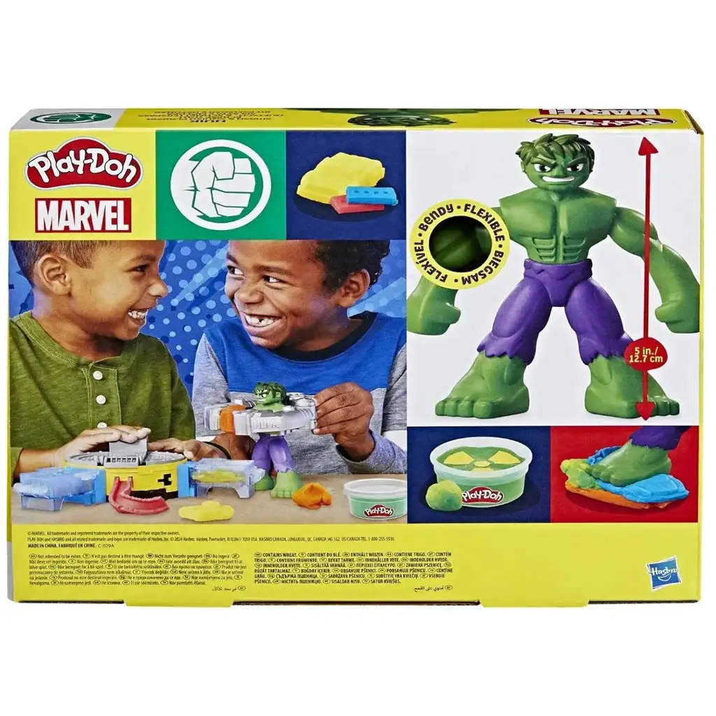 imagen de Play-Doh: Marvel Hulk Smash & Squish set de juego - Hasbro 2