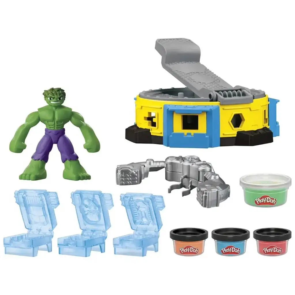 imagen de Play-Doh: Marvel Hulk Smash & Squish set de juego - Hasbro 3