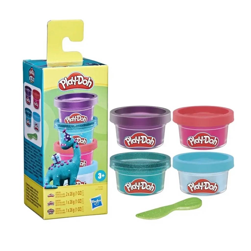 imagen de Play-Doh: Mini dinosaurios set de plastilina de 4 piezas - Hasbro 2