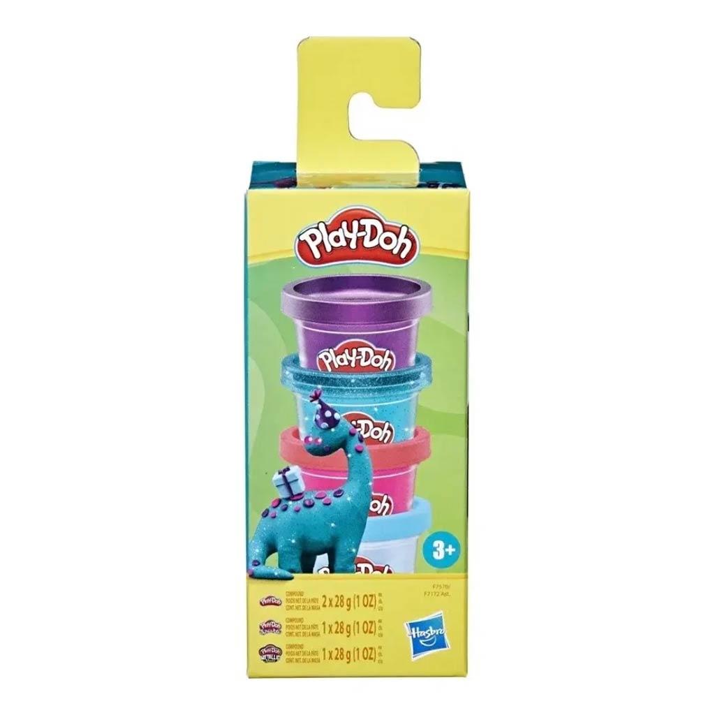 imagen de Play-Doh: Mini dinosaurios set de plastilina de 4 piezas - Hasbro 1