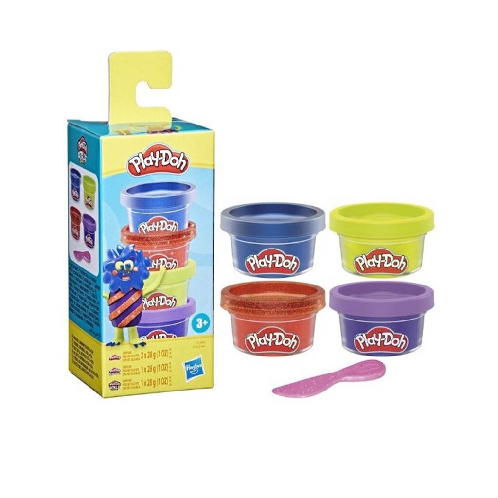 imagen de Play-Doh: Mini set de plastilina de monstruos de 4 piezas - Hasbro 2
