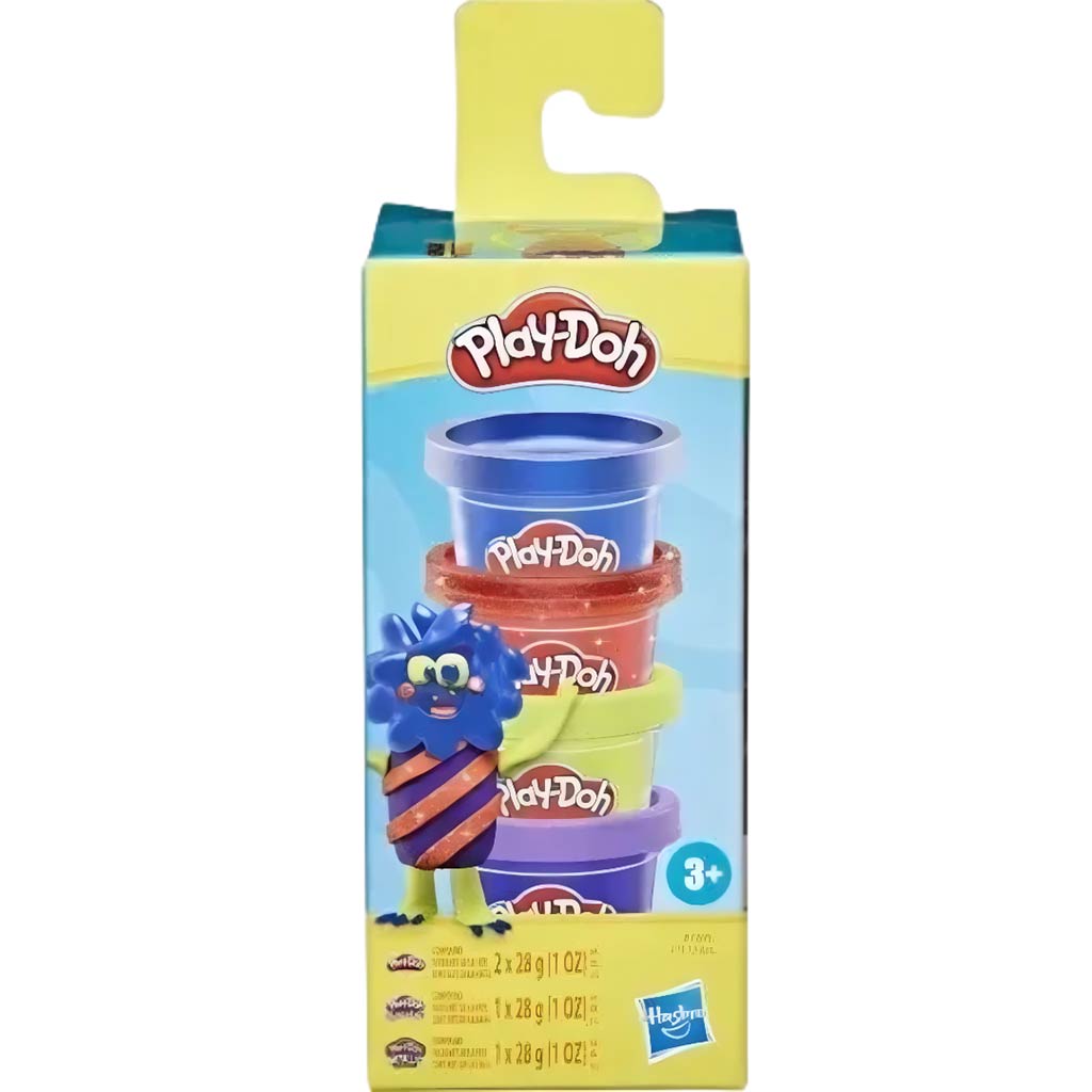 imagen de Play-Doh: Mini set de plastilina de monstruos de 4 piezas - Hasbro 1