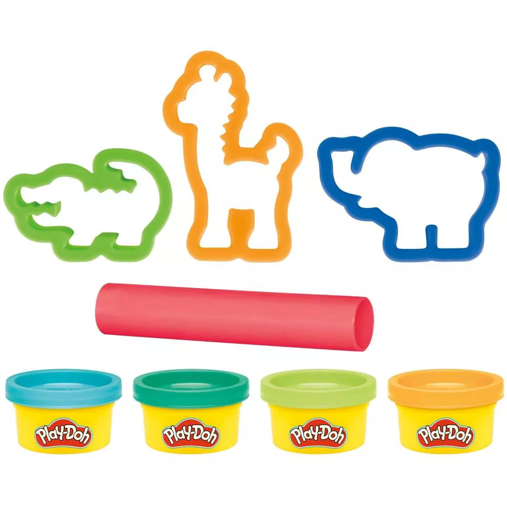 imagen de Play-Doh: Mini set de plastilina safari 4 botes de plastilina - Hasbro 2