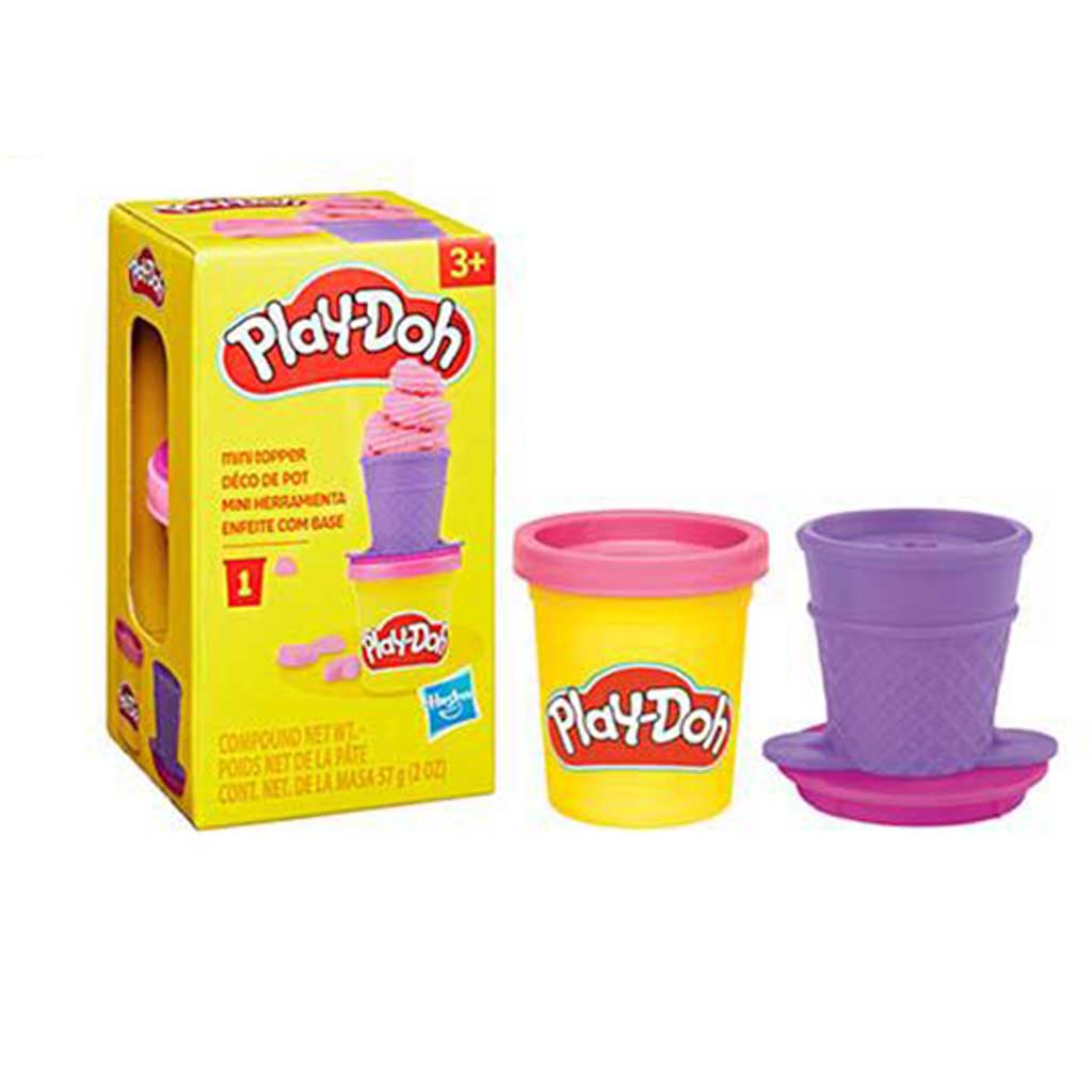 imagen de Play-Doh: Mini Topper mini helado creador de plastilina - Hasbro 1
