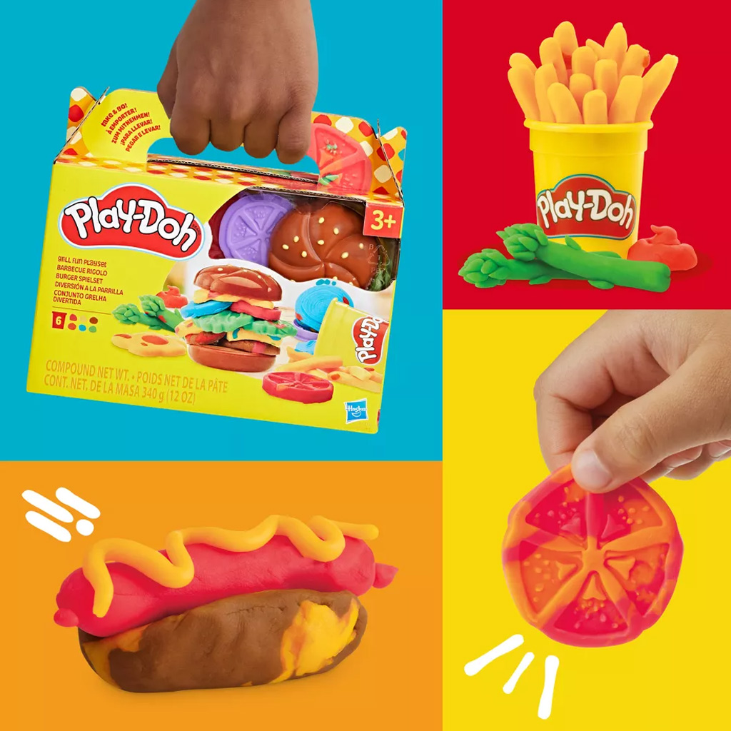 imagen de Play-Doh: Moldes de comida - Set de juego de parrilla - Hasbro 4