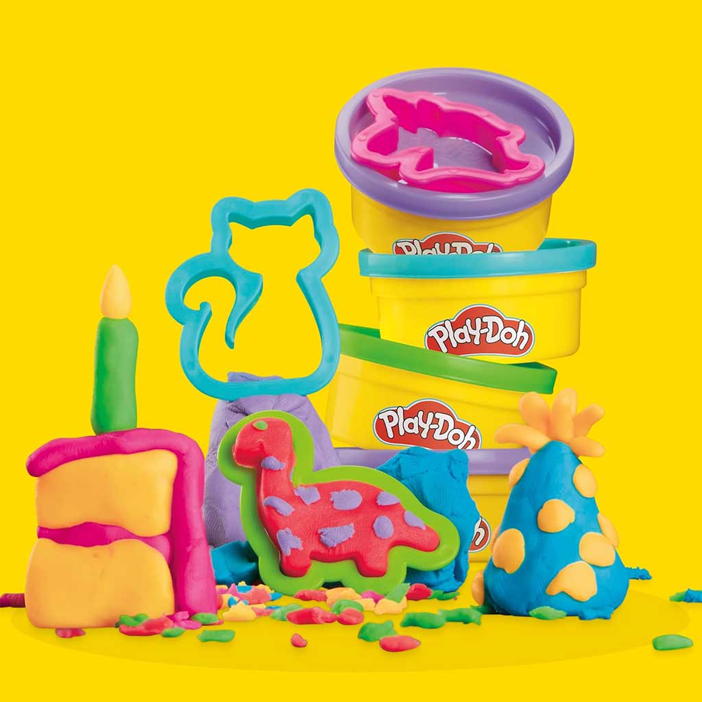 imagen de Play-Doh: Paquete de juego de fiesta de 24 piezas con plastilina y accesorios - Hasbro 3
