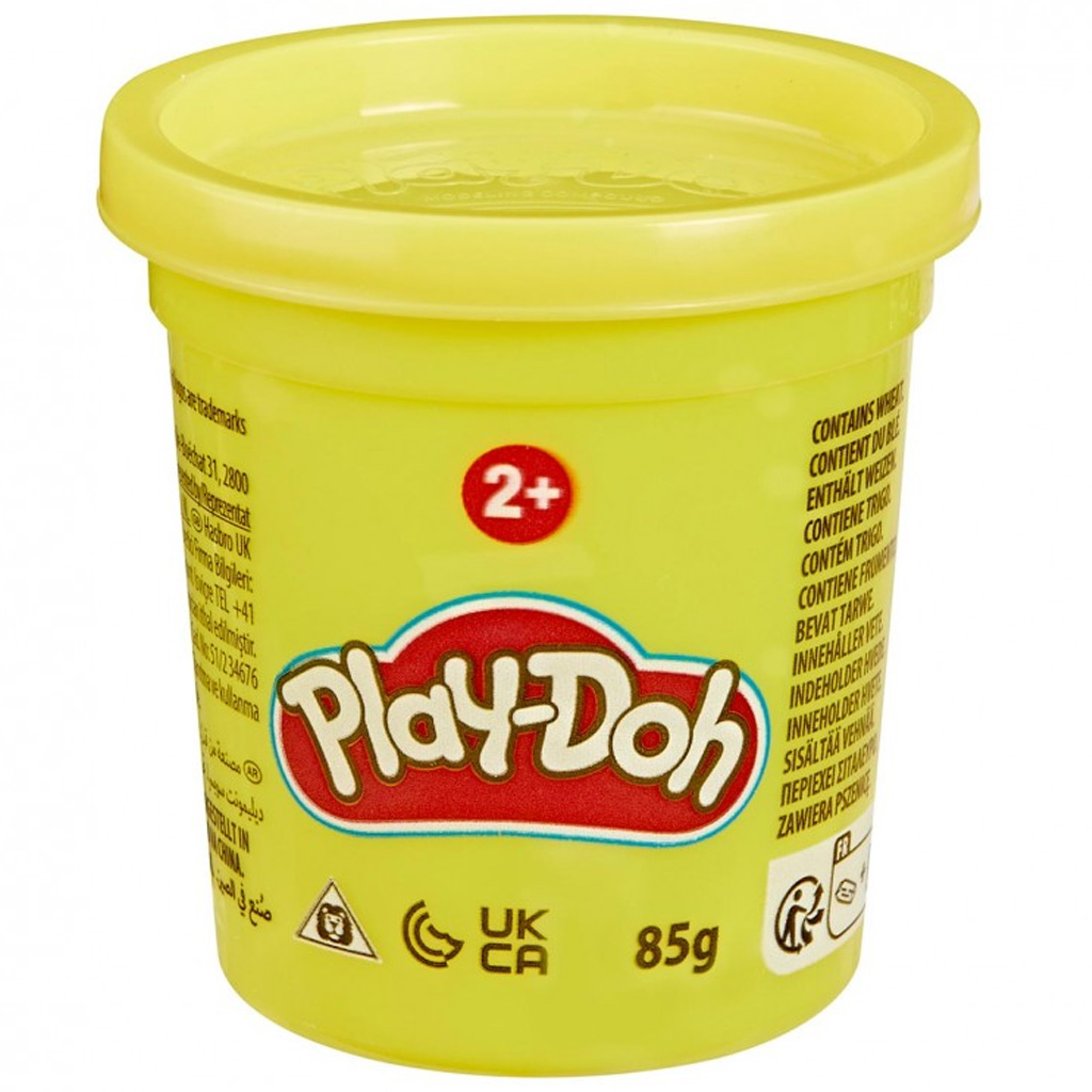 imagen de Play-Doh: Plastilina en tarro color amarillo 85gr - Hasbro 1