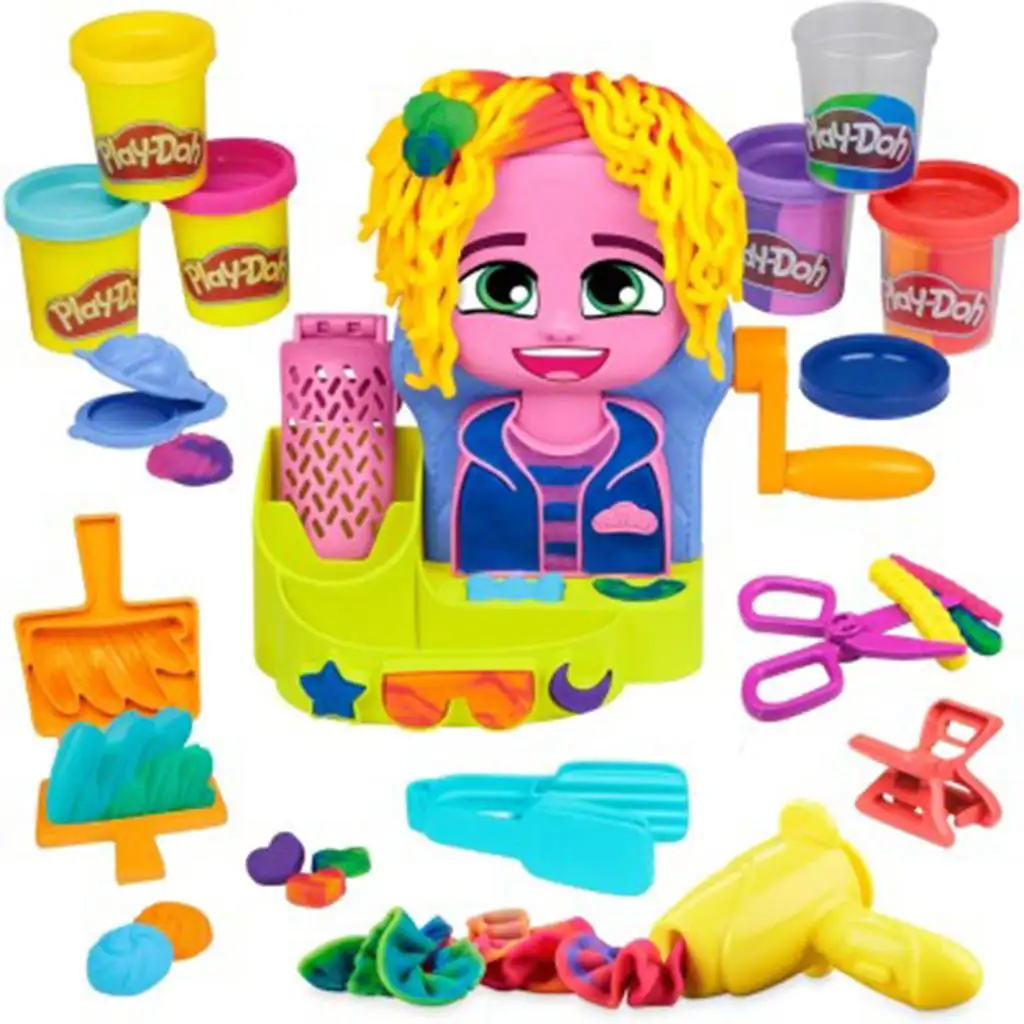 imagen de Play-Doh: Salón de Peluquería 6 tarros de plastilina - Hasbro 2
