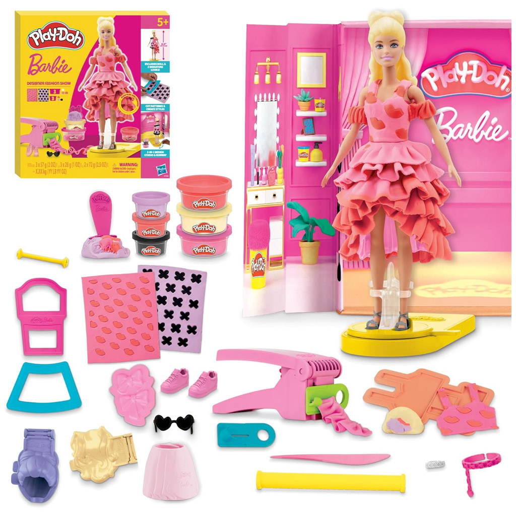 imagen de Play-Doh: Set de arcilla de desfile de moda de Barbie - Hasbro 2
