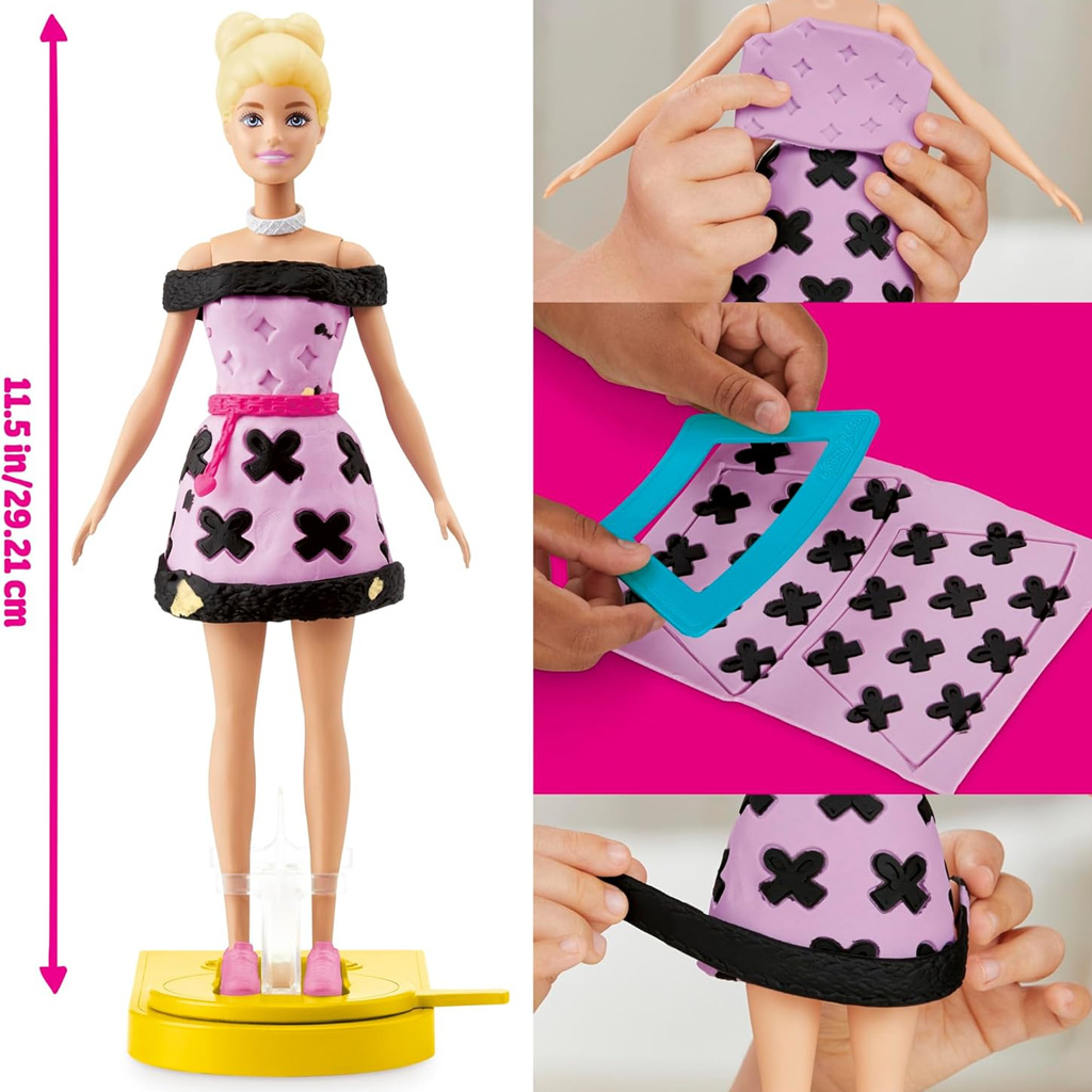 imagen de Play-Doh: Set de arcilla de desfile de moda de Barbie - Hasbro 3
