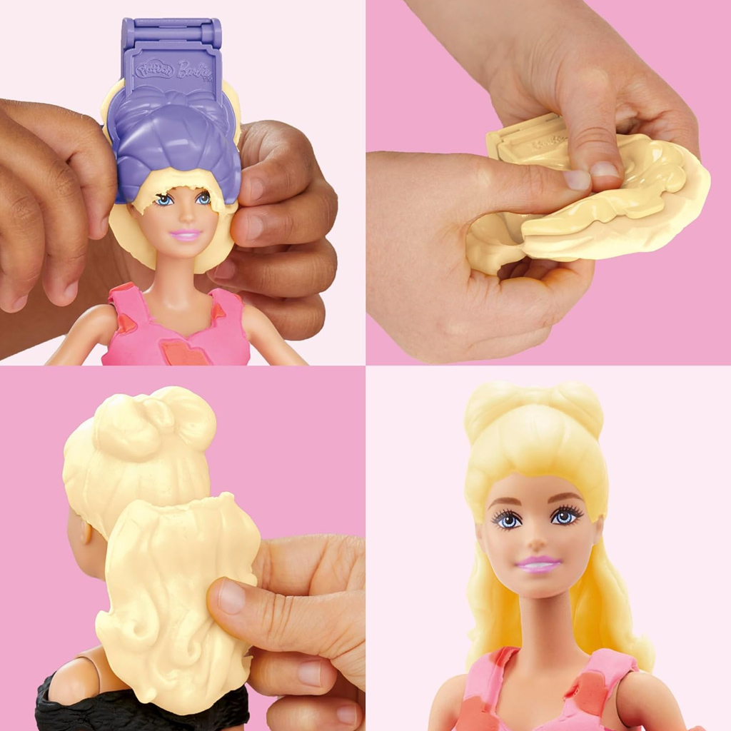 imagen de Play-Doh: Set de arcilla de desfile de moda de Barbie - Hasbro 4