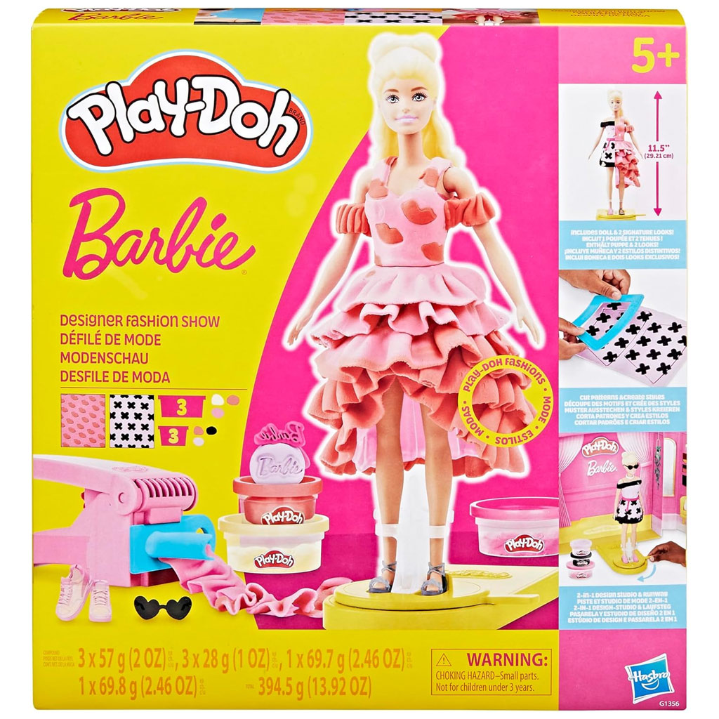 imagen de Play-Doh: Set de arcilla de desfile de moda de Barbie - Hasbro 1