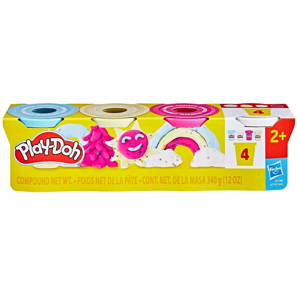 imagen de Play-Doh: Set de arcilla especial de 4 tarros - Hasbro 1