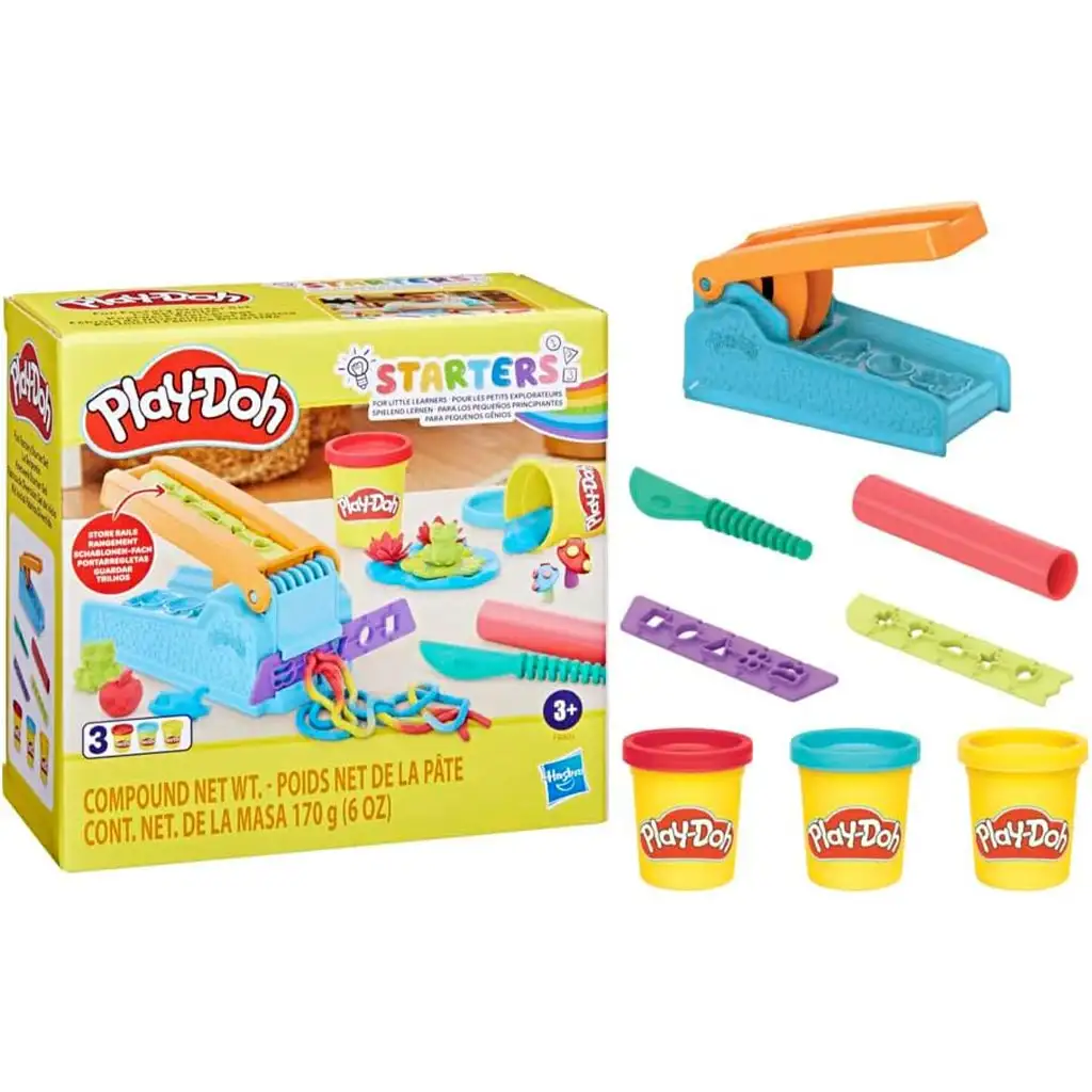 imagen de Play-Doh: Set de inicio Fun Factory con 3 botes de plastilina de 170g 2