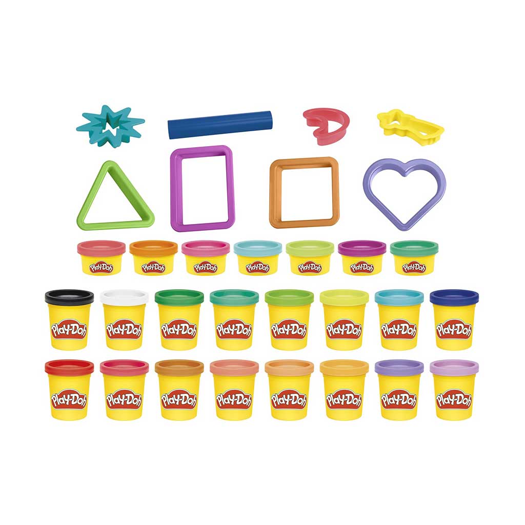 imagen de Play-Doh: Set de plastilina de 23 piezas con botes de plastilina y otros accesorios - Hasbro 2