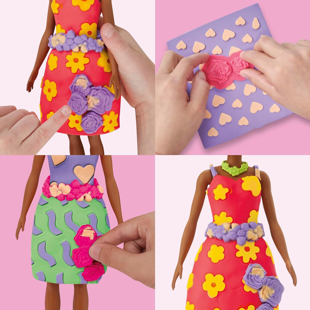 imagen de Play-Doh: Set de plastilina de flores de Barbie - Hasbro 2
