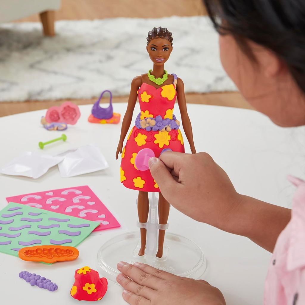 imagen de Play-Doh: Set de plastilina de flores de Barbie - Hasbro 3