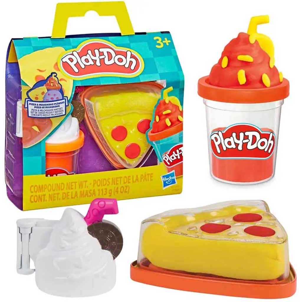 imagen de Play-Doh: Set de plastilina de pizza y batido para llevar - Hasbro 2