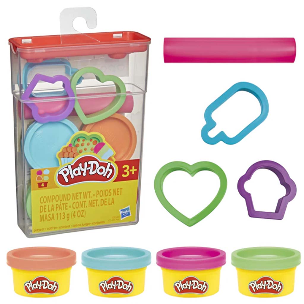 imagen de Play-Doh: Set de plastilina en caja – Con formas de dulces - Hasbro 1