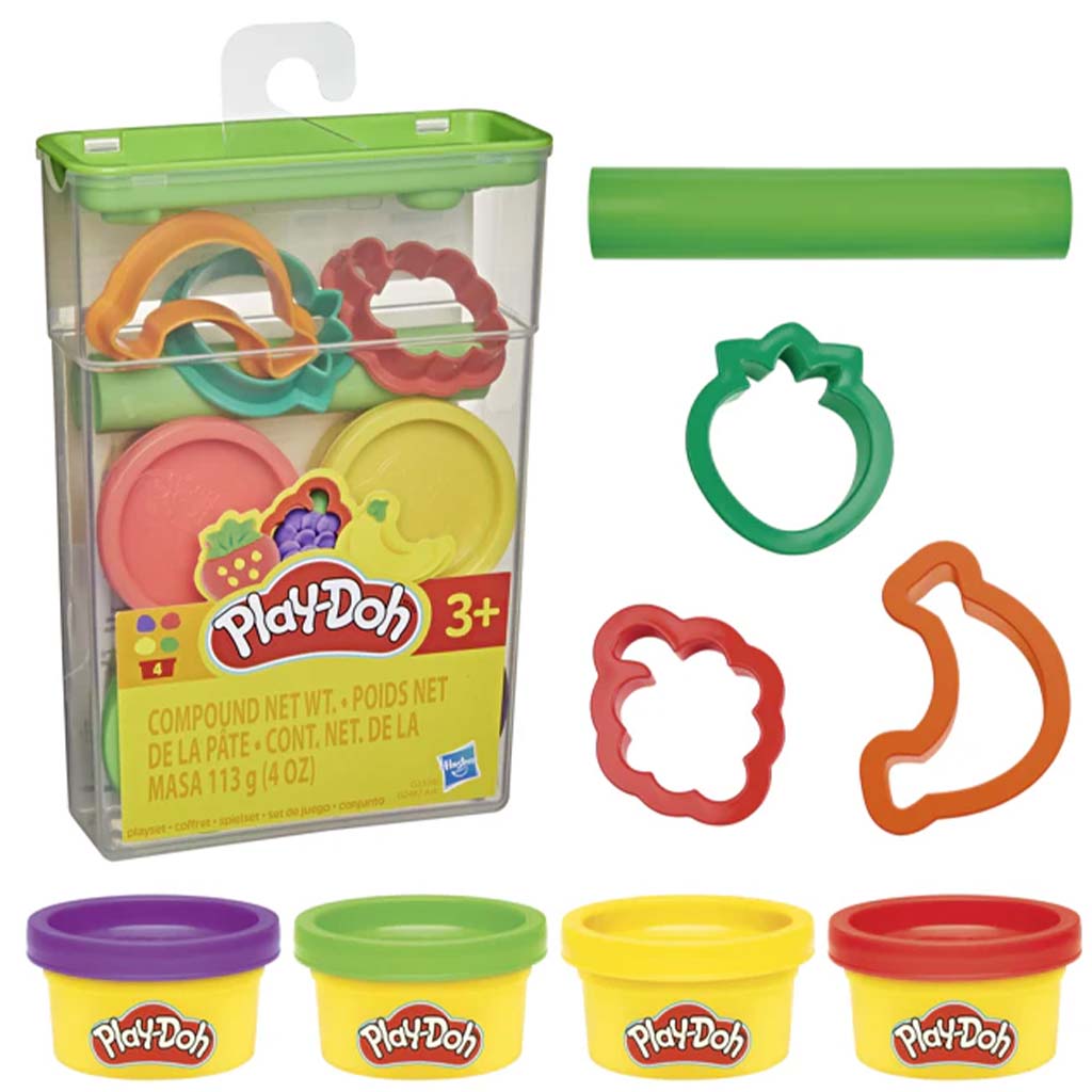 imagen de Play-Doh: Set de plastilina en caja – Con formas de frutas - Hasbro 1
