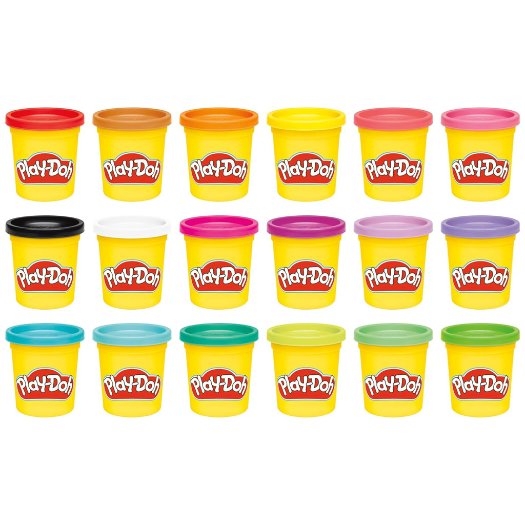imagen de Play-Doh: Set de plastilina en tarro de 18 piezas 1530gr - Hasbro 2