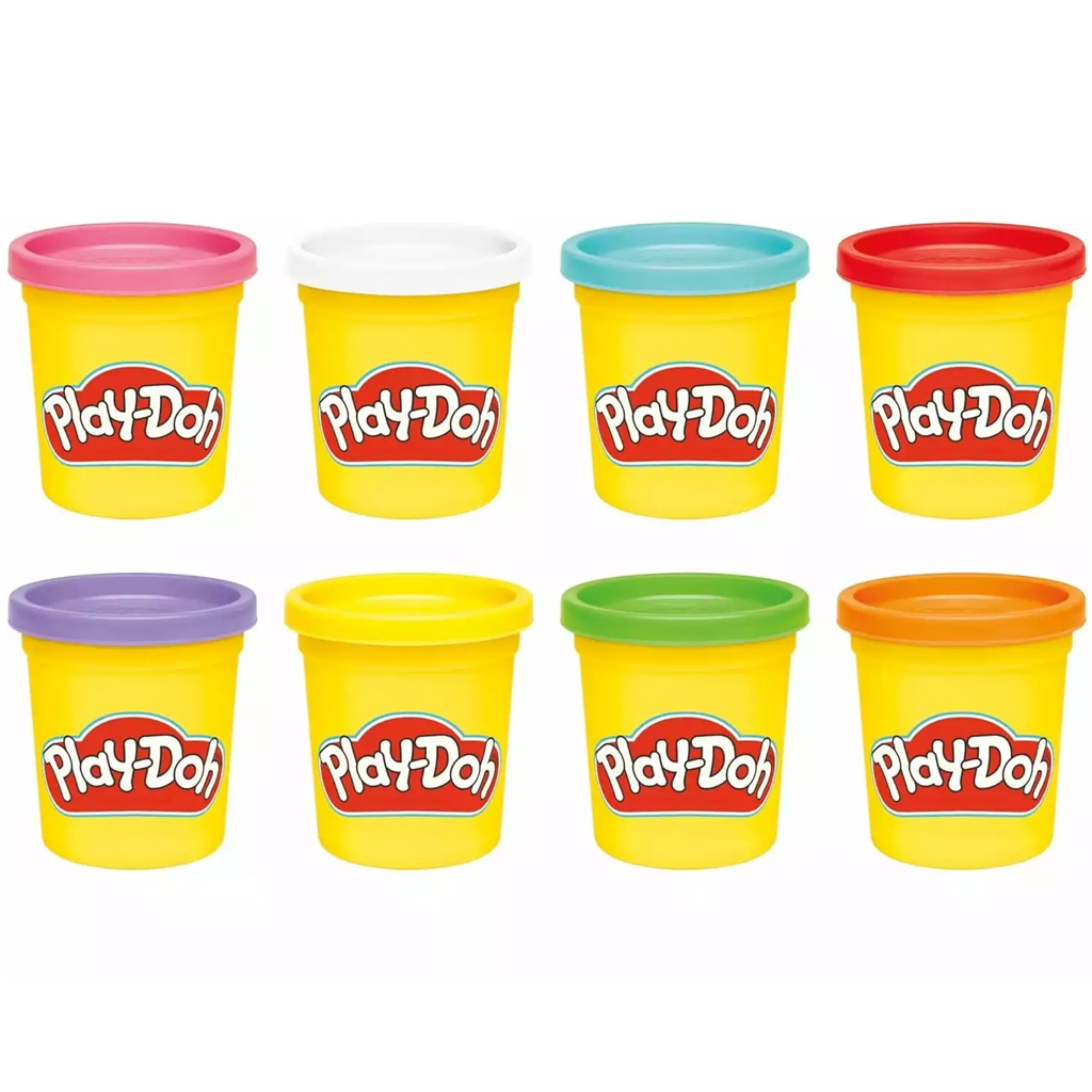 imagen de Play-Doh: Set de plastilina en tarro de 8 piezas 680gr - Hasbro 3