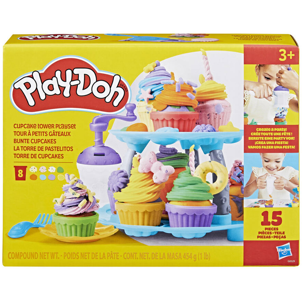 imagen de Play-Doh: Set de plastilina torre de muffins – Hasbro 1