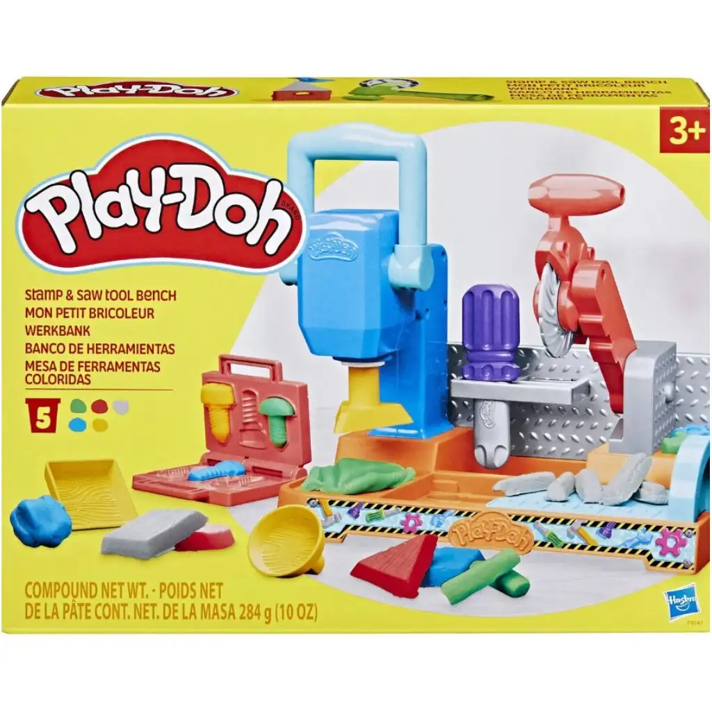 imagen de Play-Doh: Stamp'N'Saw banco de herramientas set de juego - Hasbro 1