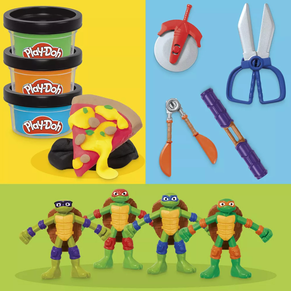 imagen de Play-Doh: Tini ninja tortugas cowabunga creations juego de juguetes - Hasbro 2