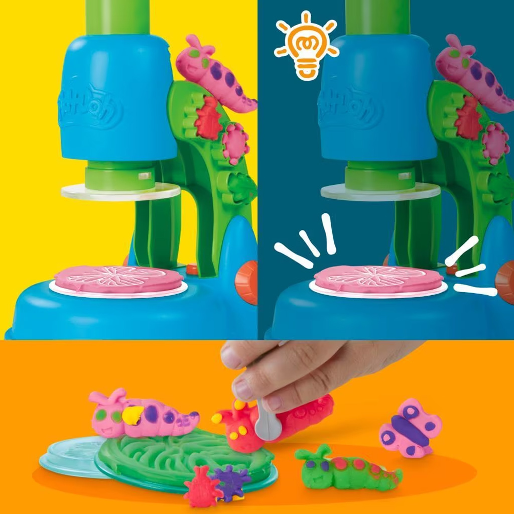 imagen de Play-Doh: Wonder Glow set de plastilina microscópico con elementos luminosos – Hasbro 2