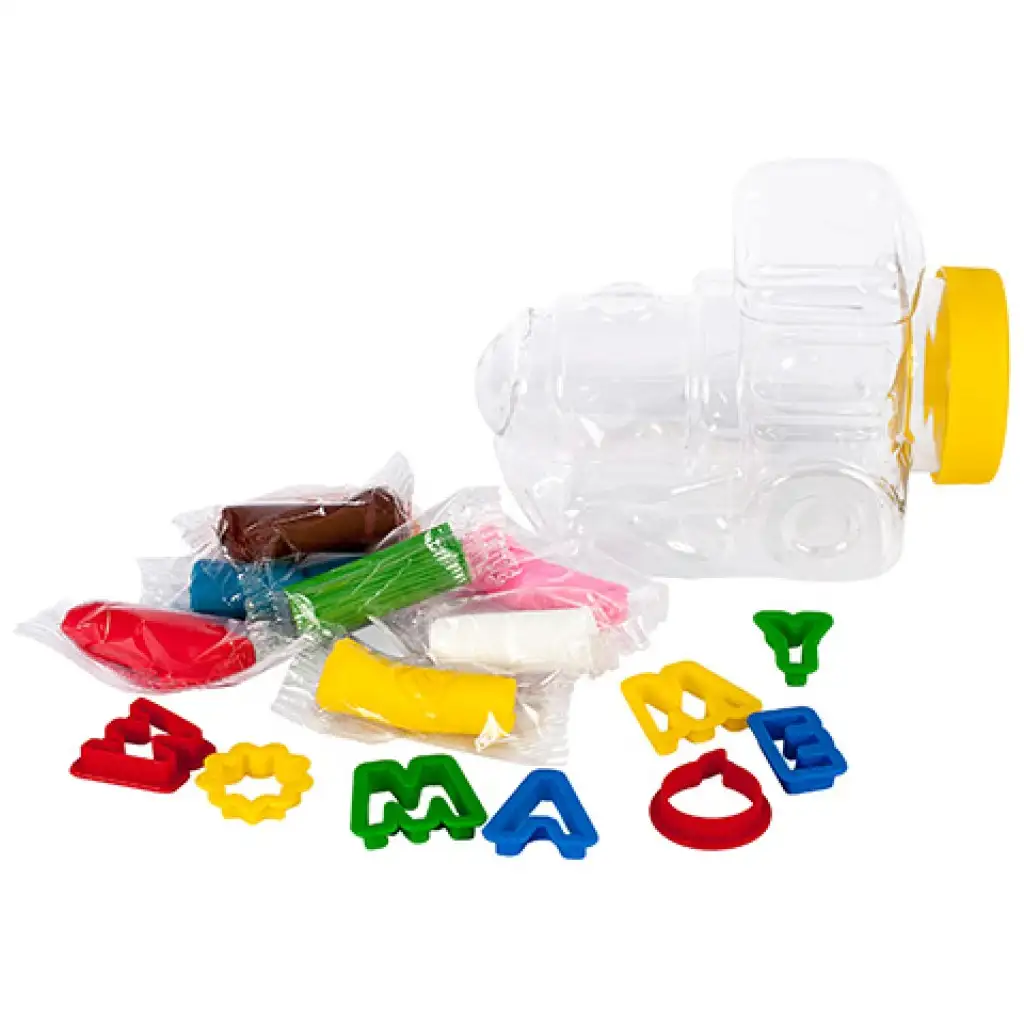 imagen de Play-Dough: Set de plastilina de héroes de tren 8x15g 2