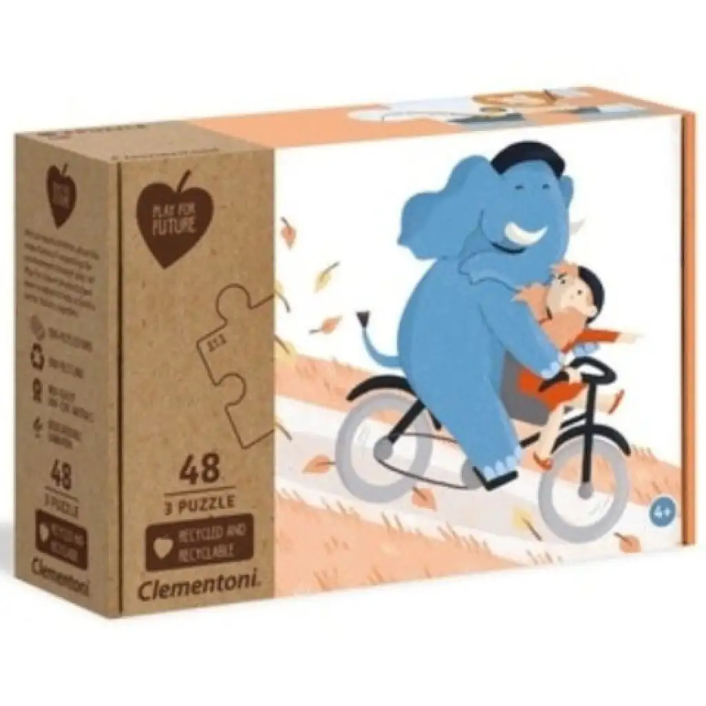 imagen de Play for Future: Sé mi amigo puzzle de 3x48 piezas - Clementoni 1